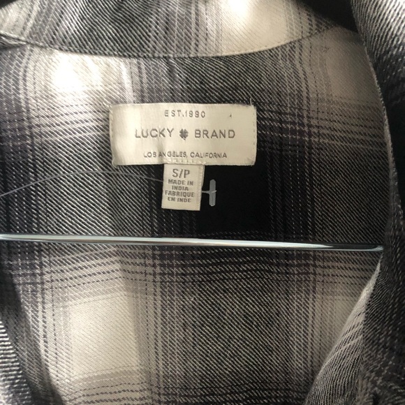 LUCKY BRAND super soft plaid shirt S M L NWT - Picture 4 of 5